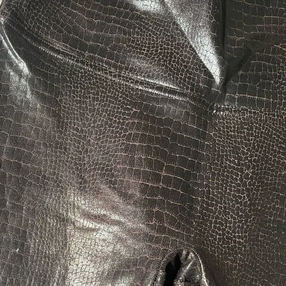 Brown Spanx faux snakeskin leggings - Picture 5 of 5